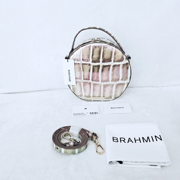 NWT Brahmin BIRCH NERINA Lane Crossbody - Picture 1 of 13
